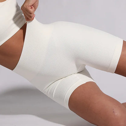 Seamless Women's High Waist Yoga Shorts