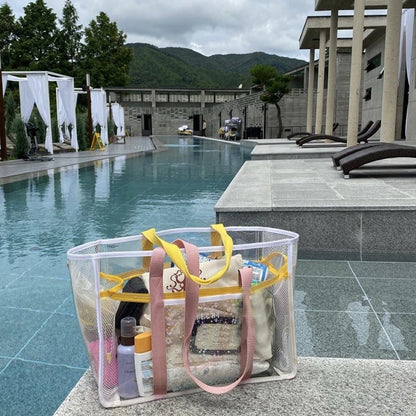 Simple Transparent Swimming Beach Bag