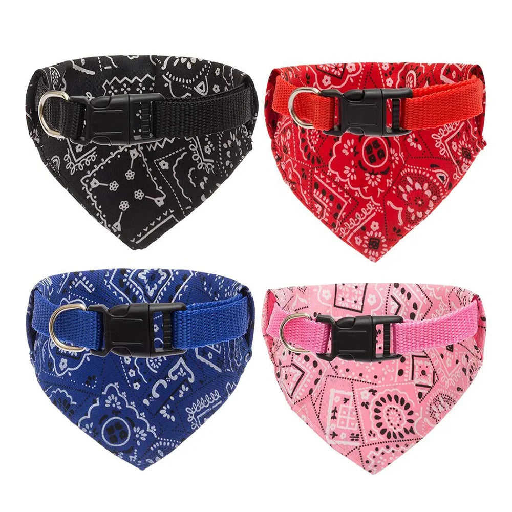 Colorful Adjustable Pet Bandanas