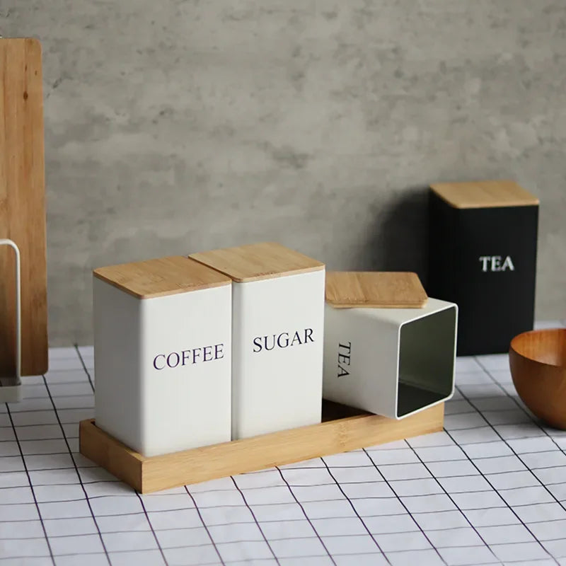 Coffee, Tea & Sugar Storage Jars