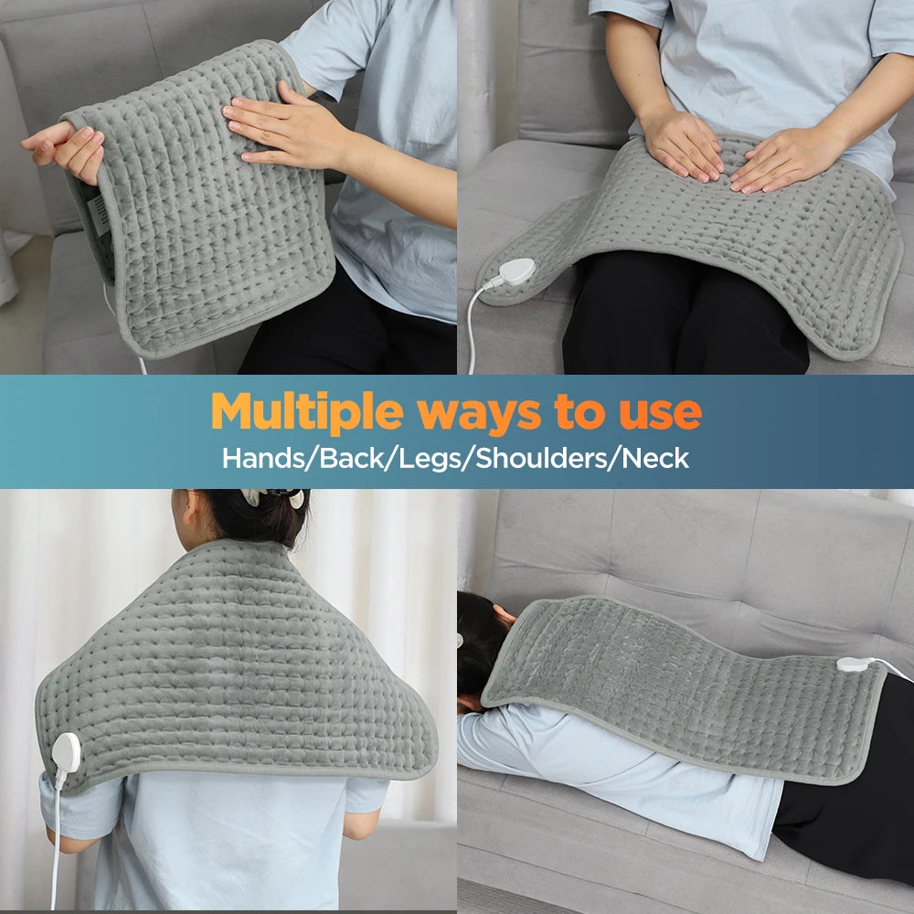 Premium Electric Heating Pad for Targeted Pain Relief & Comfort