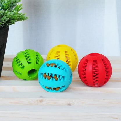 Interactive Dog Treat Toy Ball