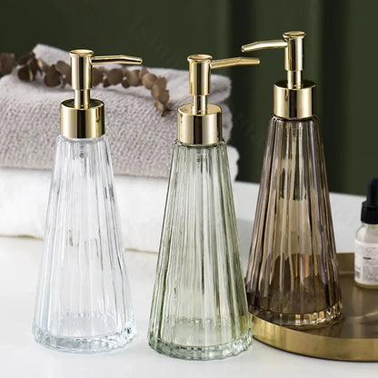 Elegant Glass Hand Soap Dispenser