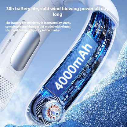 Comfort-Fit Wearable Cooling Neck Fan