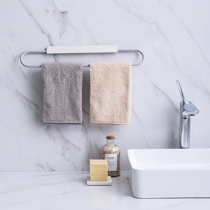 Wall-Mounted Stainless Steel Towel Rack
