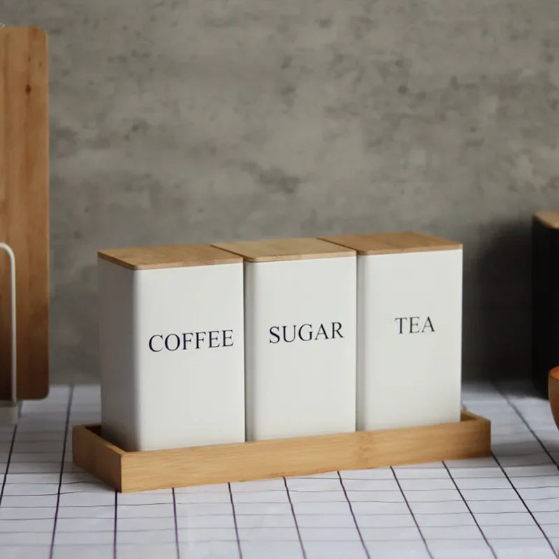 Coffee, Tea & Sugar Storage Jars