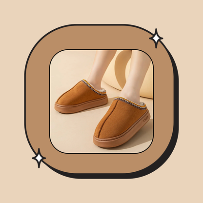 Warm Autumn Women's Slippers With Platform