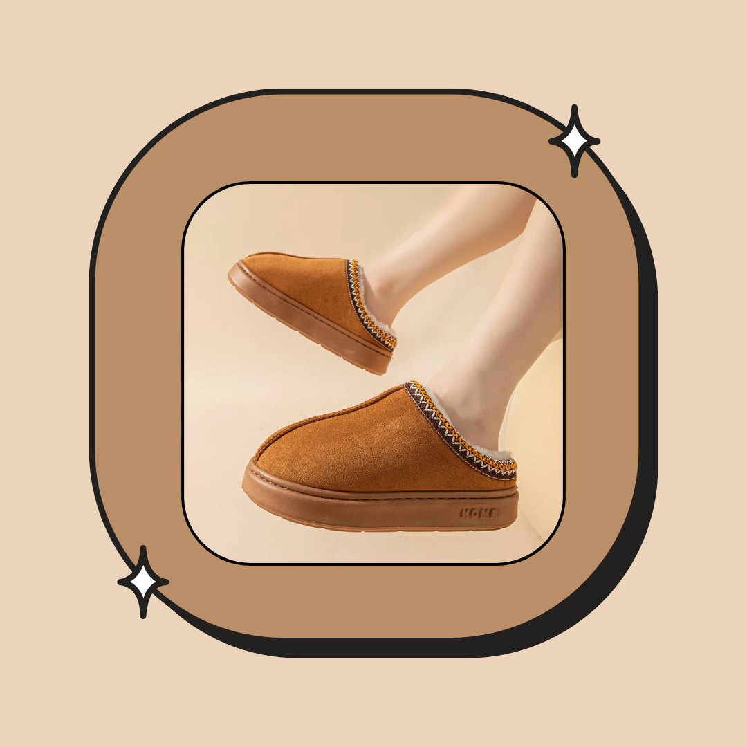 Warm Autumn Women's Slippers With Platform