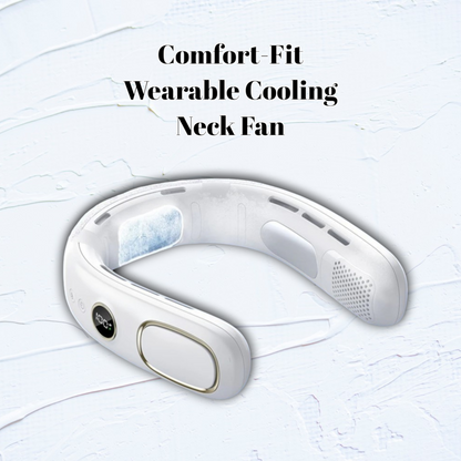 Comfort-Fit Wearable Cooling Neck Fan