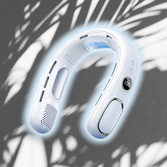 Comfort-Fit Wearable Cooling Neck Fan