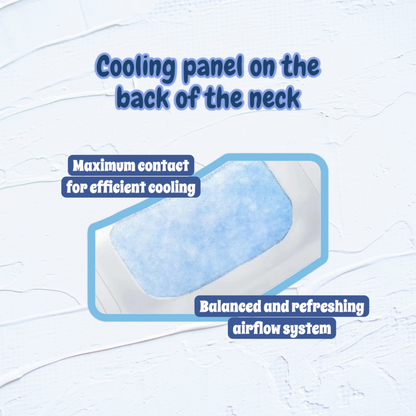 Comfort-Fit Wearable Cooling Neck Fan